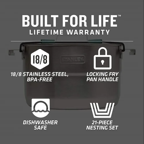 ست ظروف Stanley مدل Base Camp Cook Set