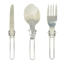 ست قاشق چنگال و چاقو کوهنوردی مدل کشویی برند D0 1