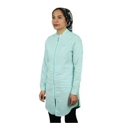 مانتو اسپرت تن ریسا مدل 2450 آبی روشن