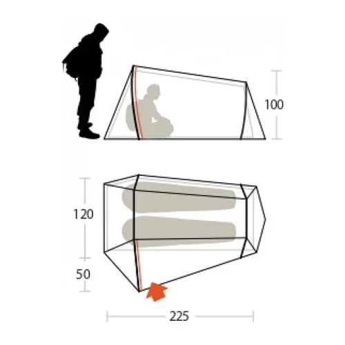 چادر دو نفره Ferrino طوسی