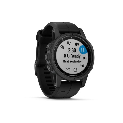 ساعت Garmin مدل  Fenix 5S Plus Sapphire with silicone band