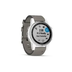 ساعت Garmin مدل Fenix 5S Plus Sapphire with Leather band