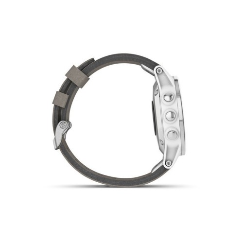 ساعت Garmin مدل  Fenix 5S Plus Sapphire with Leather band