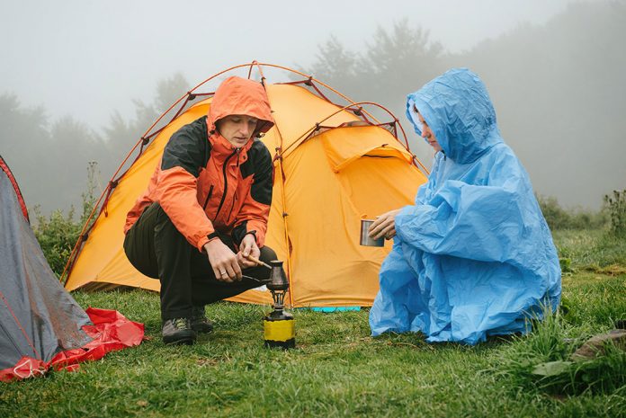 کوهنوردی در باران